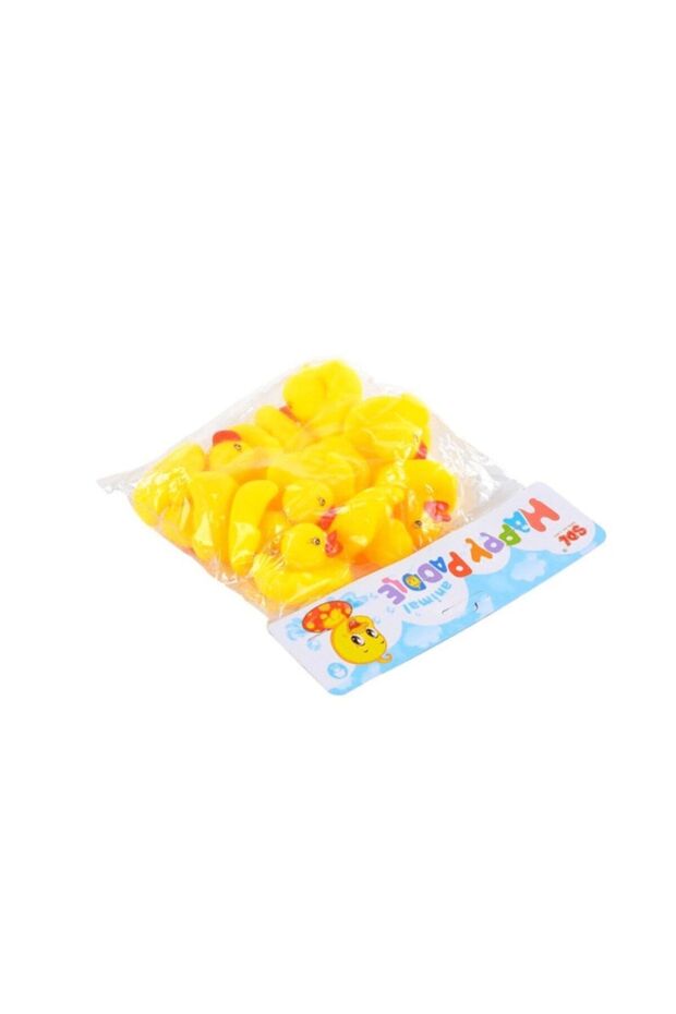 Poşetli Küçük 12 li Ördek Vinil Set - 1