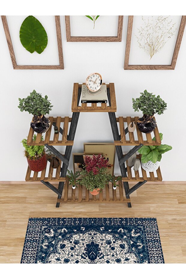 Ahşap Çiçeklik Standı - 3