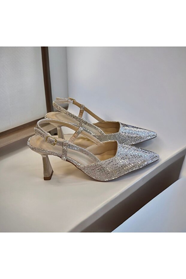 Crocodile Patterned Stiletto - 1