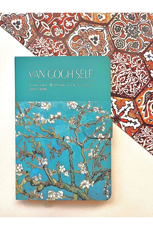 Van Gogh Almond Tree Agenda - Timeless Undated Agenda |   Stylish Daily Notepad |   Van Gogh Notebook