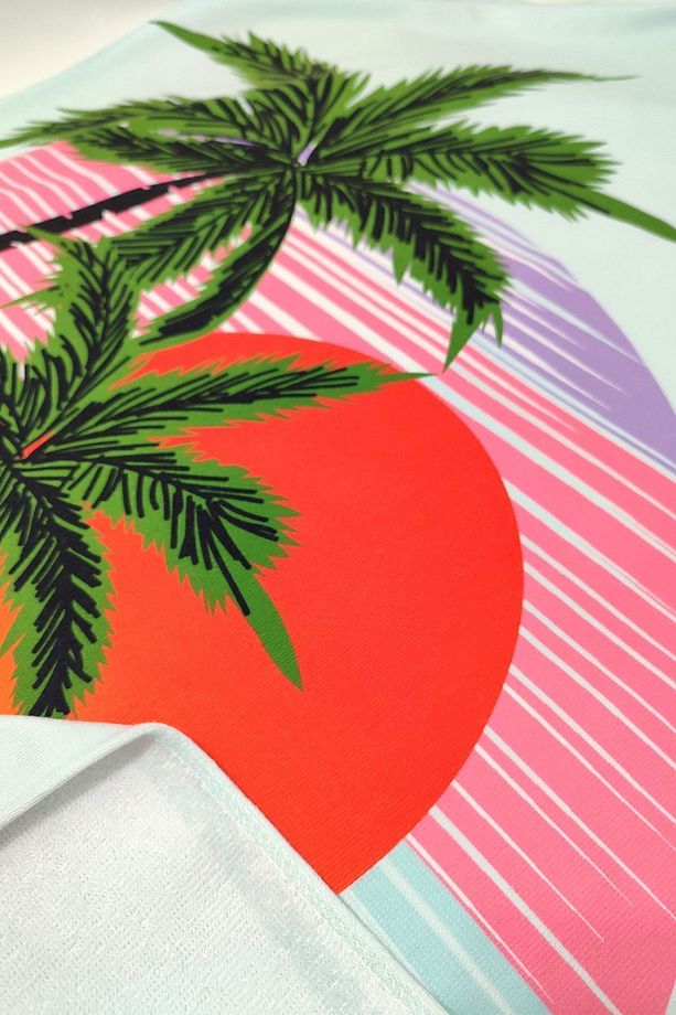 Endless Summer Dijital Baskılı 75x150 Cm Plaj Havlusu - 5