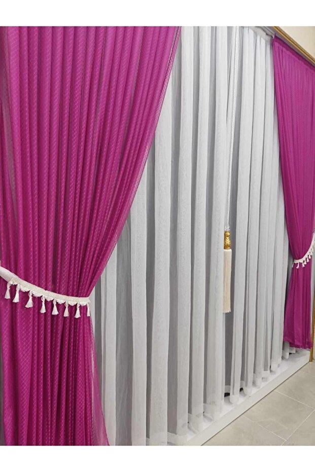 Fuşya Tek Kanat Fon - 1