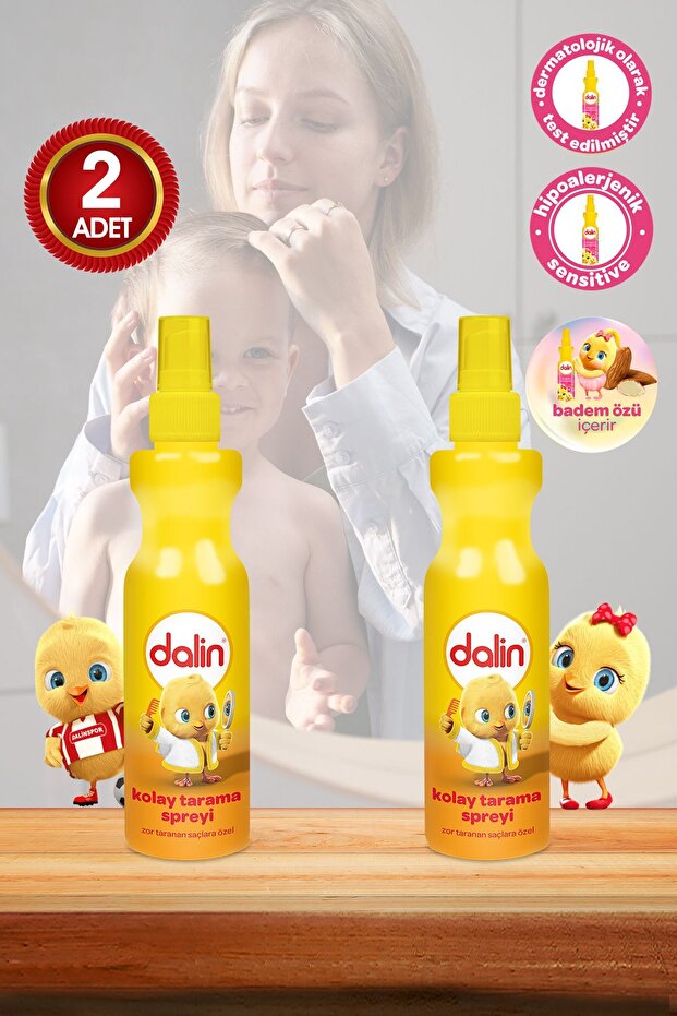 2 Adet Kolay Saç Tarama Spreyi 200 ml - 1