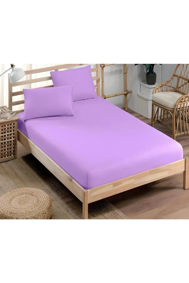 طقم ملاءة سرير مطاطية مقاس كبير 200x200 مقاس مفتوح 260x260
