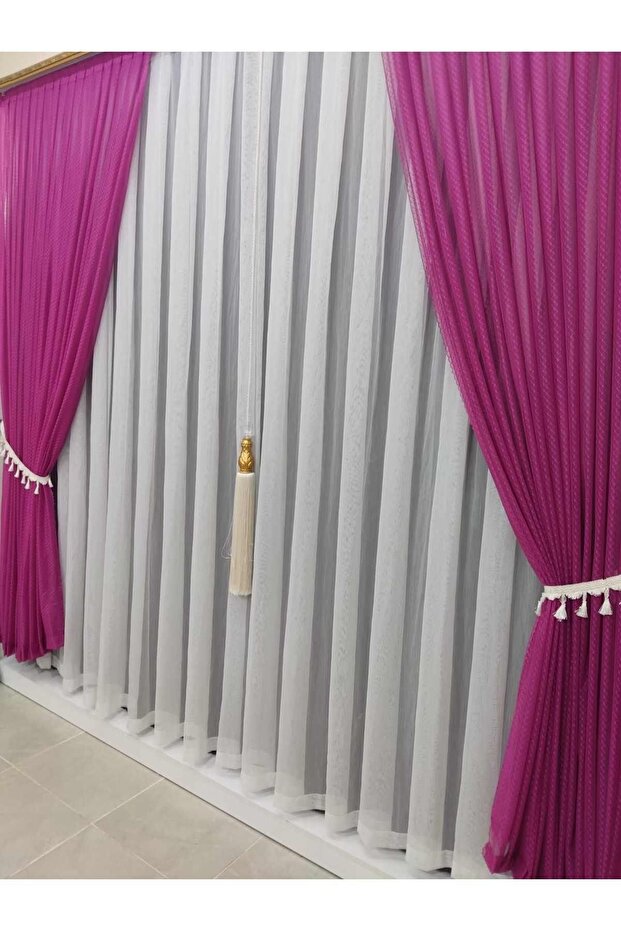 Fuşya Tek Kanat Fon - 3