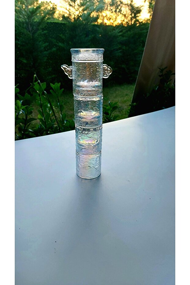 مجموعة أكواب برجية على الطراز الياباني، صندوق حمل هدايا خاص