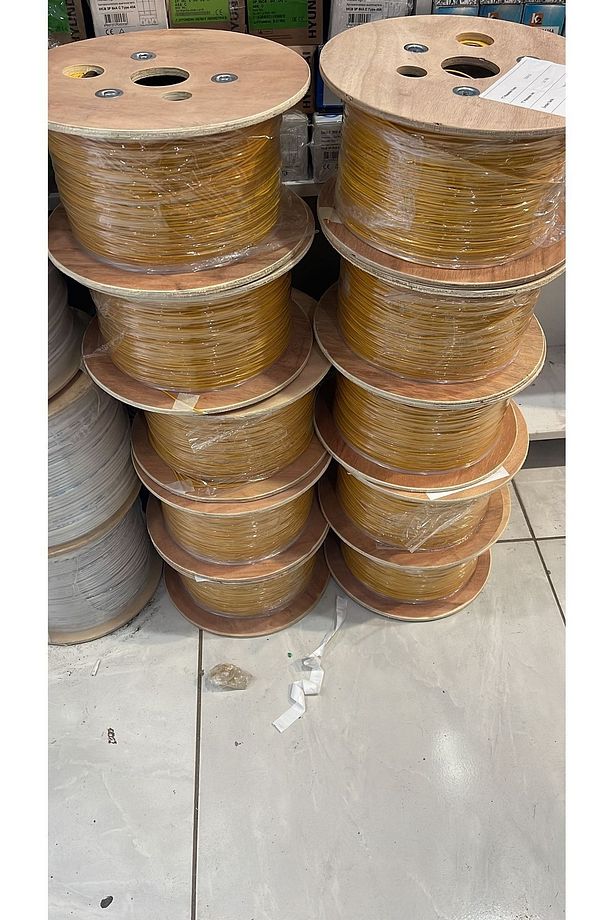 Obk 1x1 Single Mode G657 1000 Mt Hazır Makaralı Simfleks Fiber Optik Kablo - 1