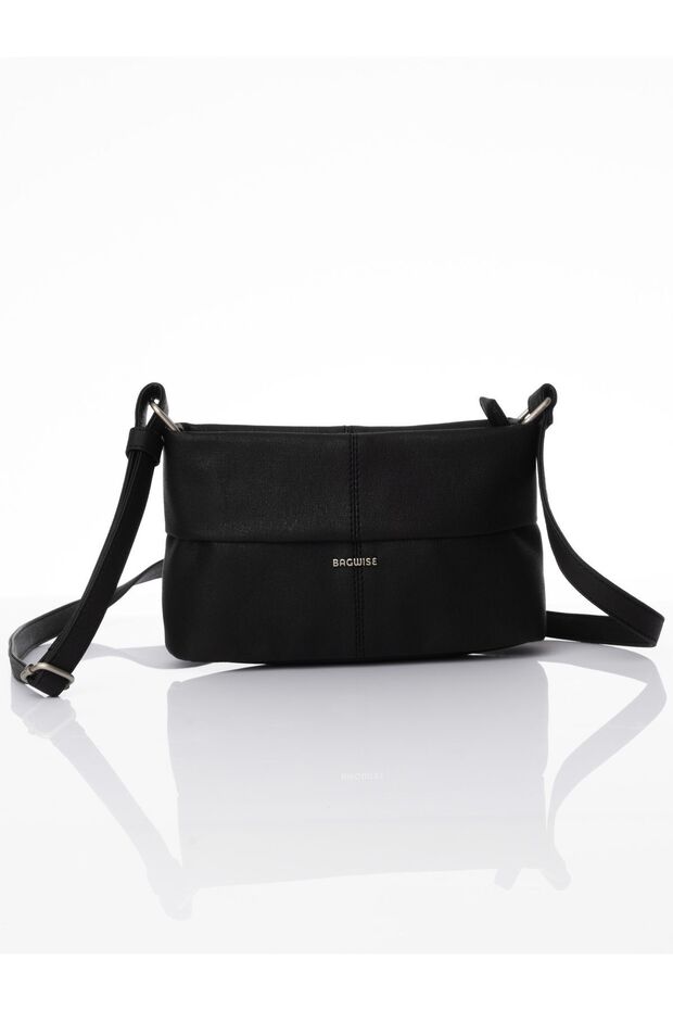 Women's Shoulder Bag, Medium Size, 9008 Black