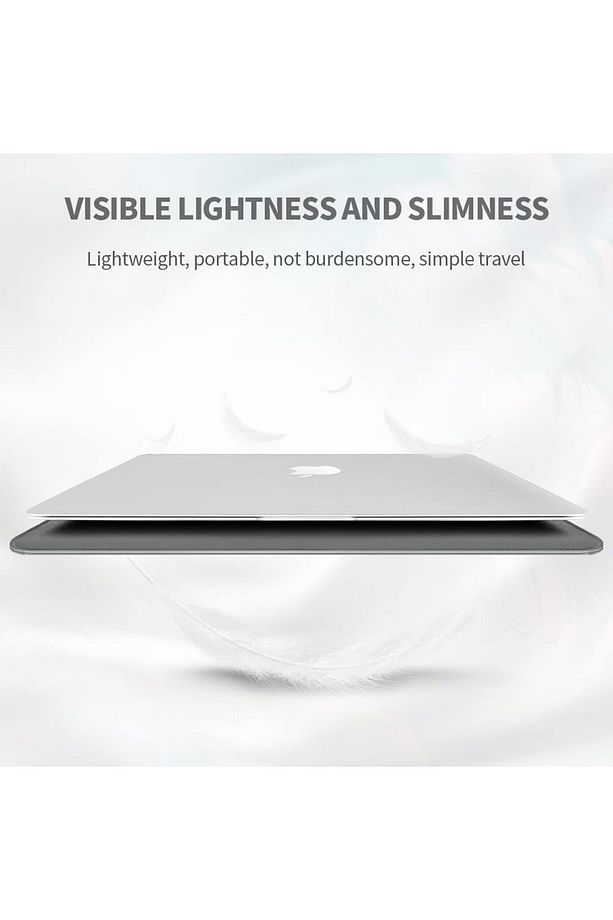 Macbook Pro Air 13 M1-m2 2020/2022 A2179-a2337-a2338-a2251-a2159-a1989-a1708 Deri Mıknatıslı Çanta - 4