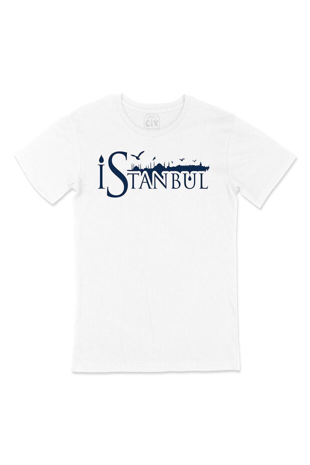 Unisex Istanbul Written T-Shirt