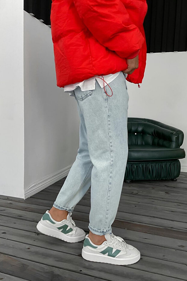 Παντελόνι Ice Blue Boyfriend Basic - 3