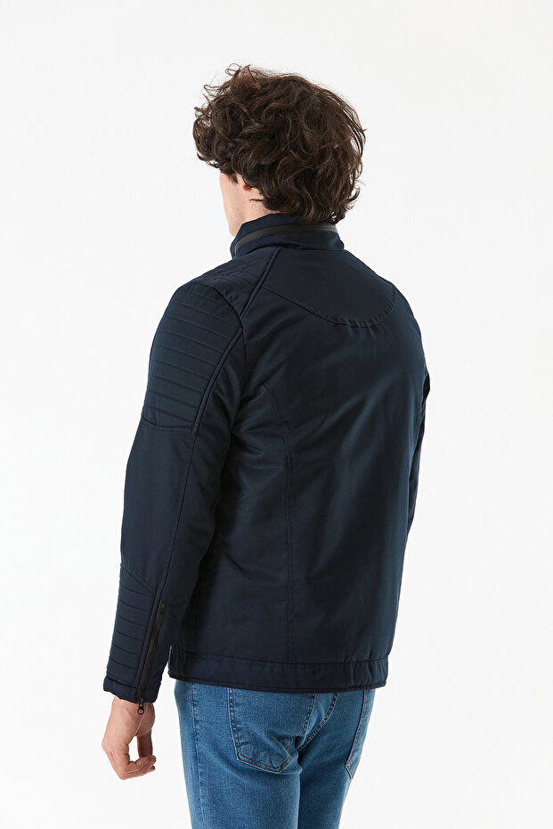 Fermuarlı Çift Cepli Mont - 4