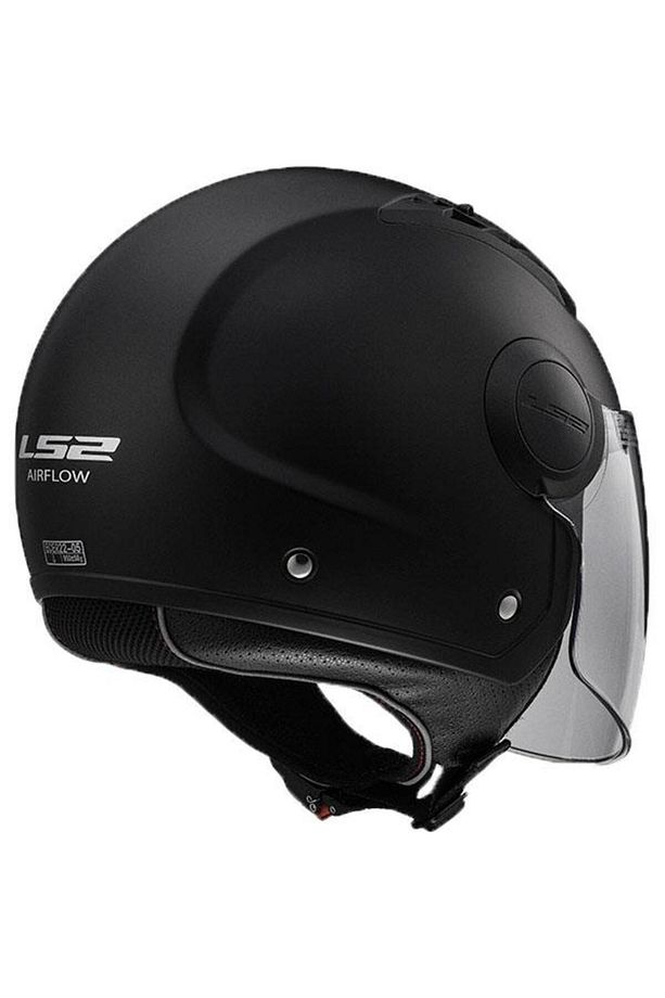 Airflow 2 Mat Siyah Açık Kask - 3