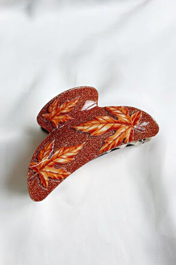 3D Dimensional Bone Leaf Pattern Latch Buckle