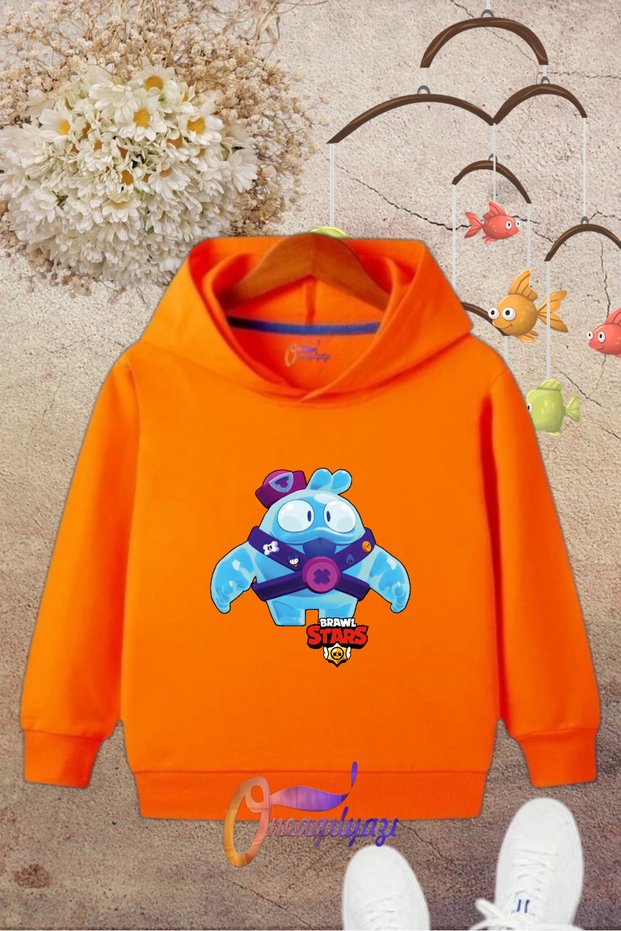 Printed Hooded Children's Sweatshirt