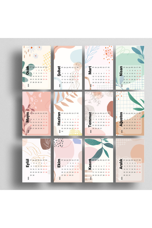 Bohem 2025 mini takvim (2 ad.) - 1