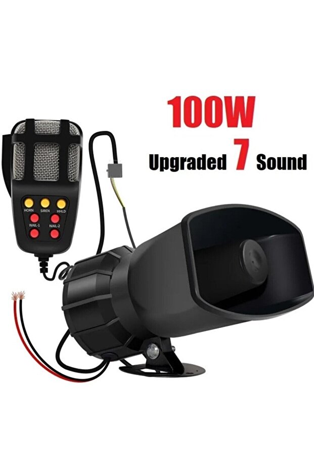 Araba Siren Megafon Mikrafon - 2