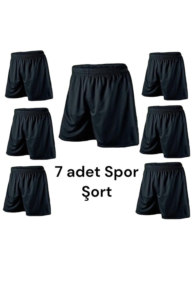 7 Pcs Soccer Shorts Sports Shorts Astroturf Football Shorts Training Shorts Fitness Shorts Sea Shorts