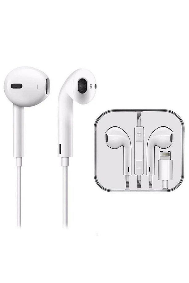 Lightning Girişli Iphone Uyumlu Bluetooth Bağlantı  Konnektörlü Mikrofonlu Kulak Içi Kulaklık - 1