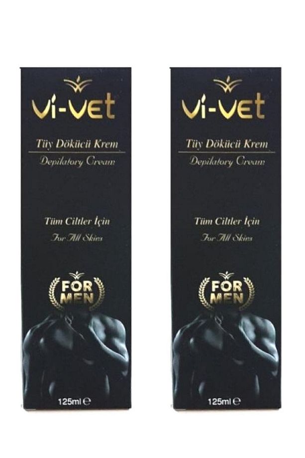 Vivet Erkekler Için Tüy Dökücü Krem 125 ml X 2 Adet - 1