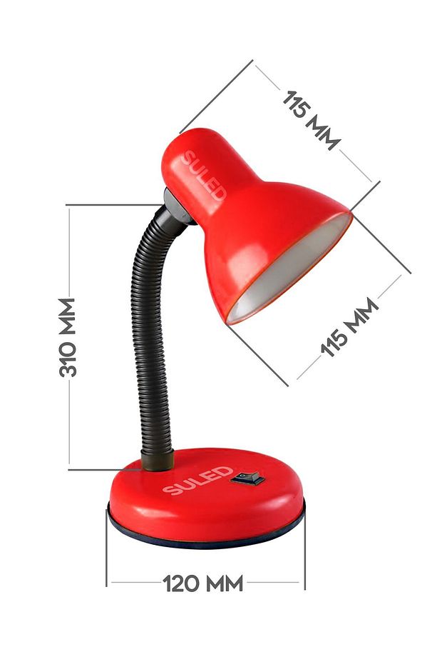 Masa Lambası E27 Standart Ampül 220V Esnek Açısı Ayarlanabilir Çocuk Odası ve Çalışma Lambası - 4