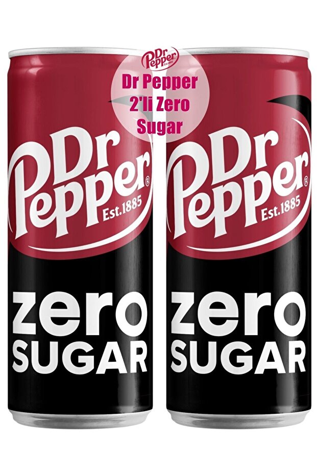 Dr Pepper Zero Sugar 330 ml 2 Li Paket - 1