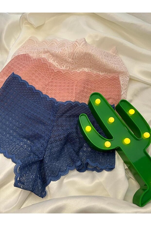 Dantelli 3'lü Külot - 3