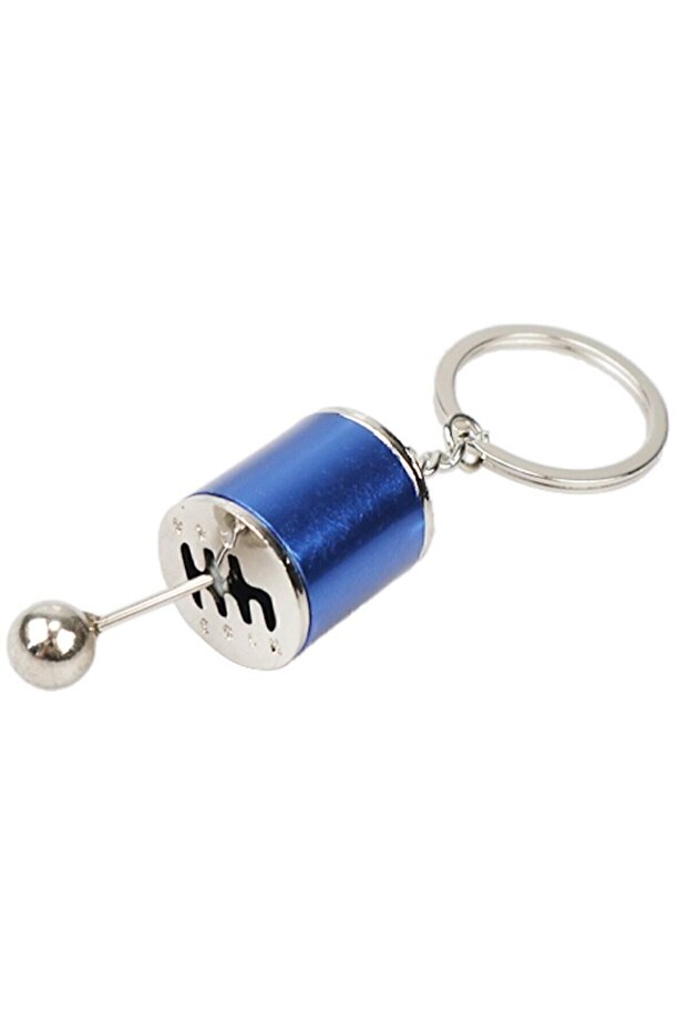 Movable Car Manual Gear Shift Keychain Six Speed Gear Shifter Knob Metal Keychain