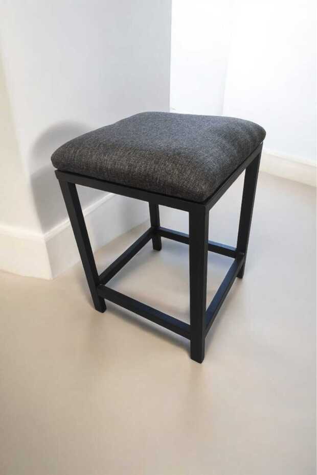 Tekli Puf Antrasit 35x35 cm - 2