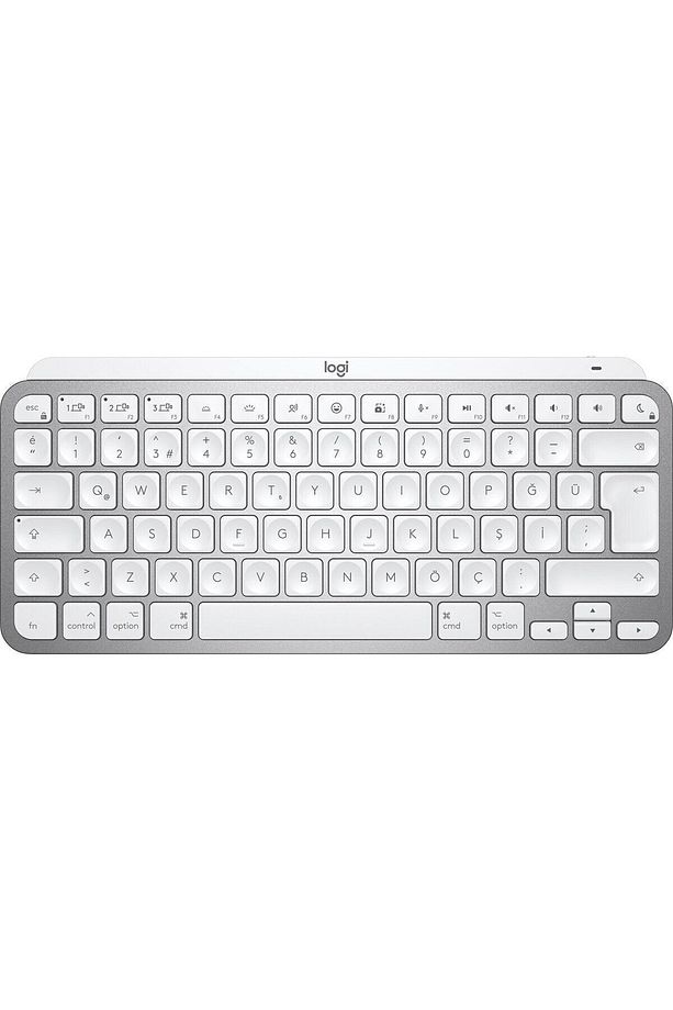 MX Keys Mini Mac İçin Minimalist Kablosuz Aydınlatmalı İngilizce Q Klavye - Beyaz - 1