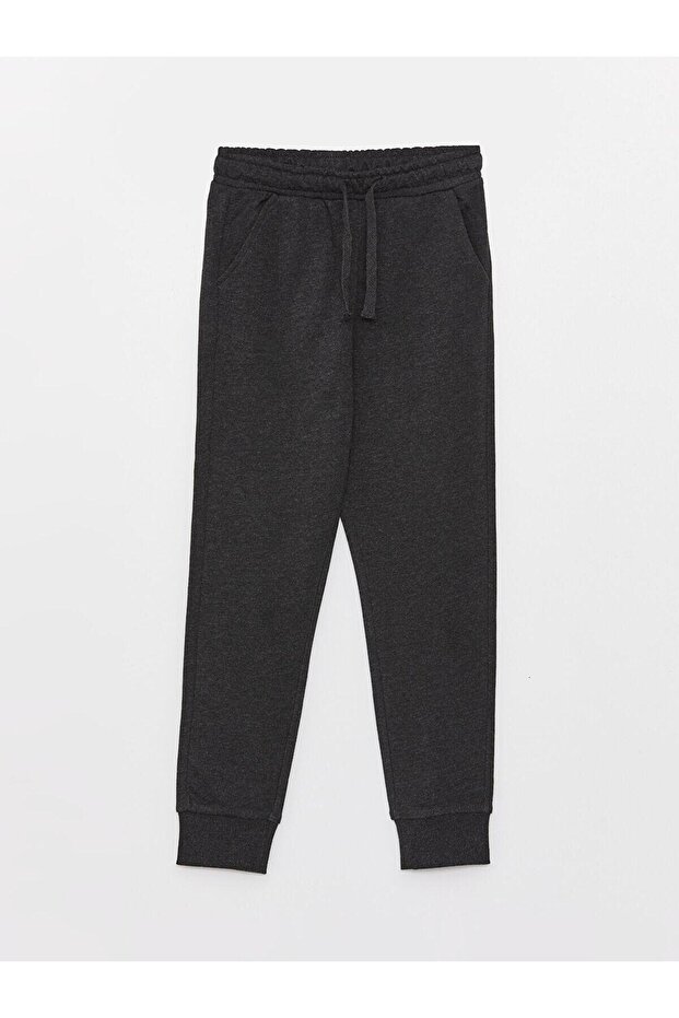 Anthracite Elastic Waistband Boys' Jogger Sweatpants (W3)