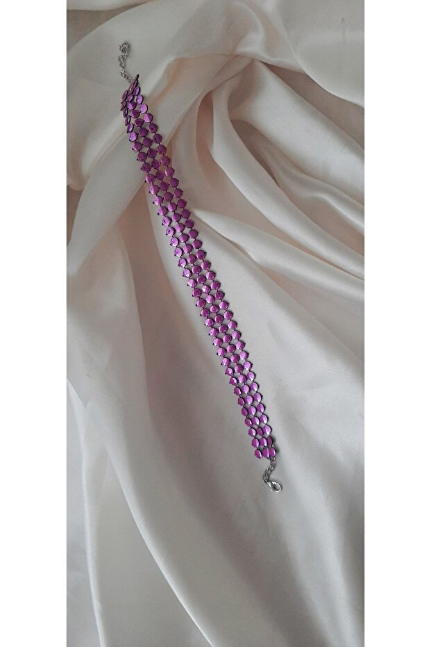 Marka Mor Işıltı Kolye - 3