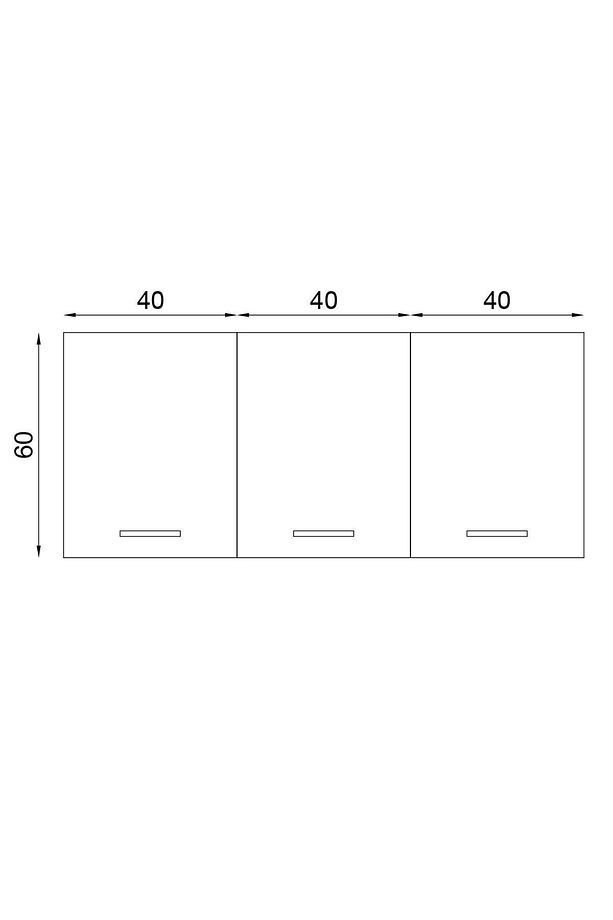 120Cm Panovit Mini Üst Modül Mutfak - 7