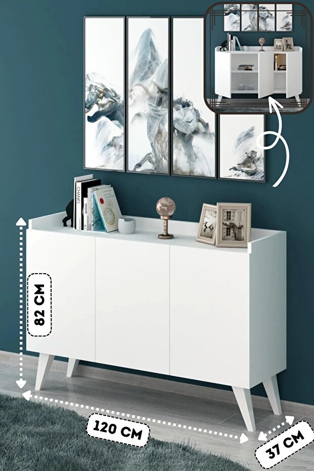 Ariane Whıte Çok Amaçlı Konsol - 1