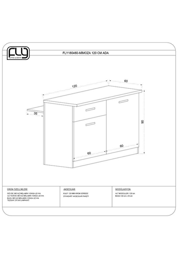 Mimoza 120 cm Ada - 7