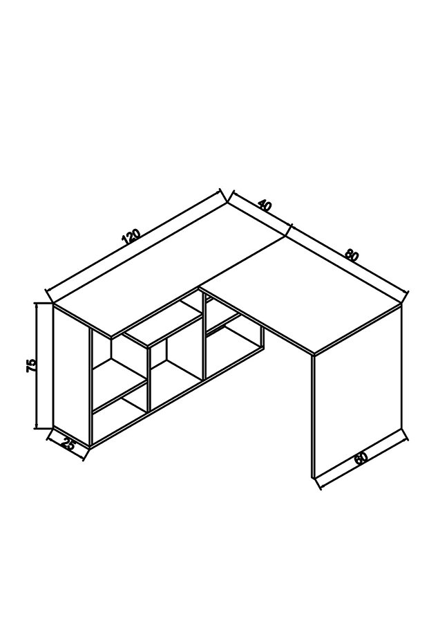 VALNUT ÇALIŞMA MASASI - 5