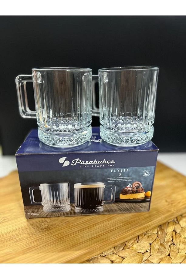 Yeni Seri Elysia 2 Li Kulplu Bardak-fincan 250cc 55432 - 4