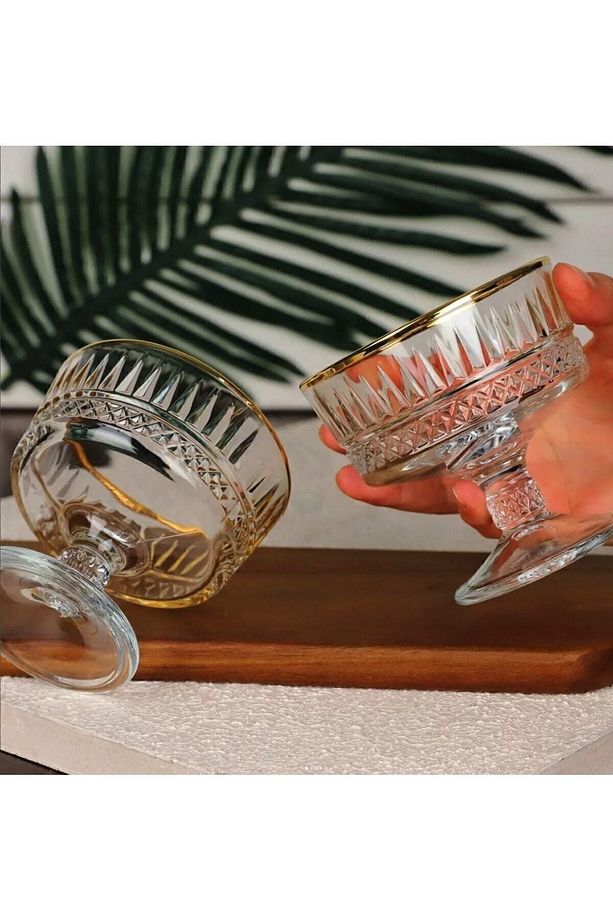 Elysia Golden Touch Yaldızlı Dondurma Kasesi 2'li 51749 - 2