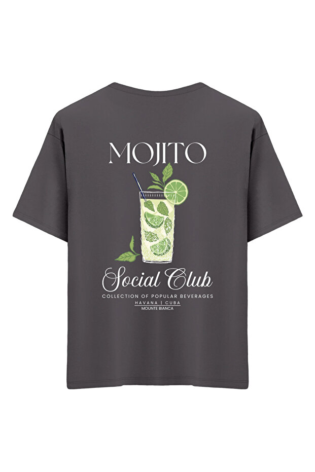 موهيتو للجنسين - تي شيرت كبير الحجم
