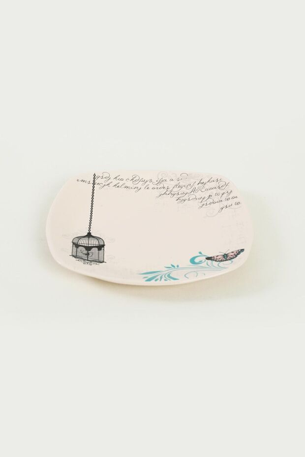 Retro Servis Tabağı 27 Cm 6 Adet - 7