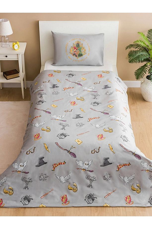 LCW HOME Harry Potter Baskılı Tek Kişilik Nevresim Seti - 2