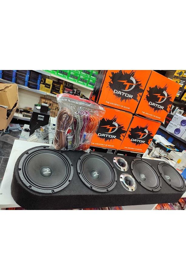 20cmmıdrange 600w 150rms Sv2001 Tutulan Prof Seri R Pantızot Tweeter Kablo Kiti Hediye - 3