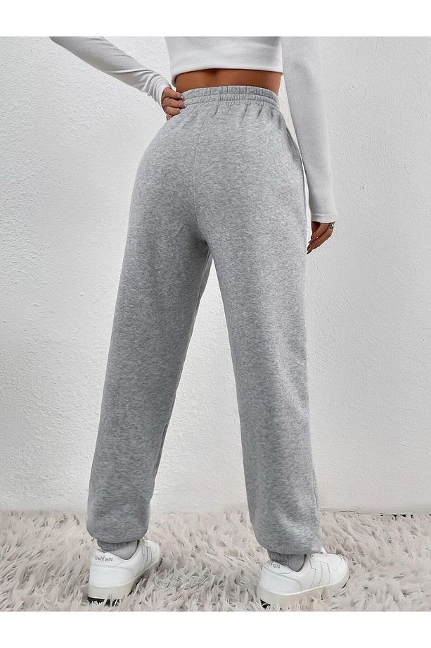 Yüksek Belli Jogger Yazlık Eşofman Altı - 5