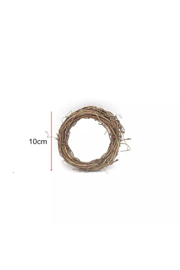 Doğal Çalı Kapı Süsü Çelengi 10 Cm - 2