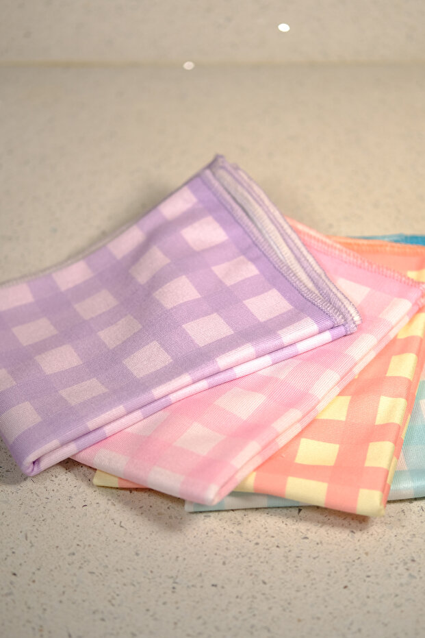 CHECK 40X60 COOKER TOWEL SET OF 4