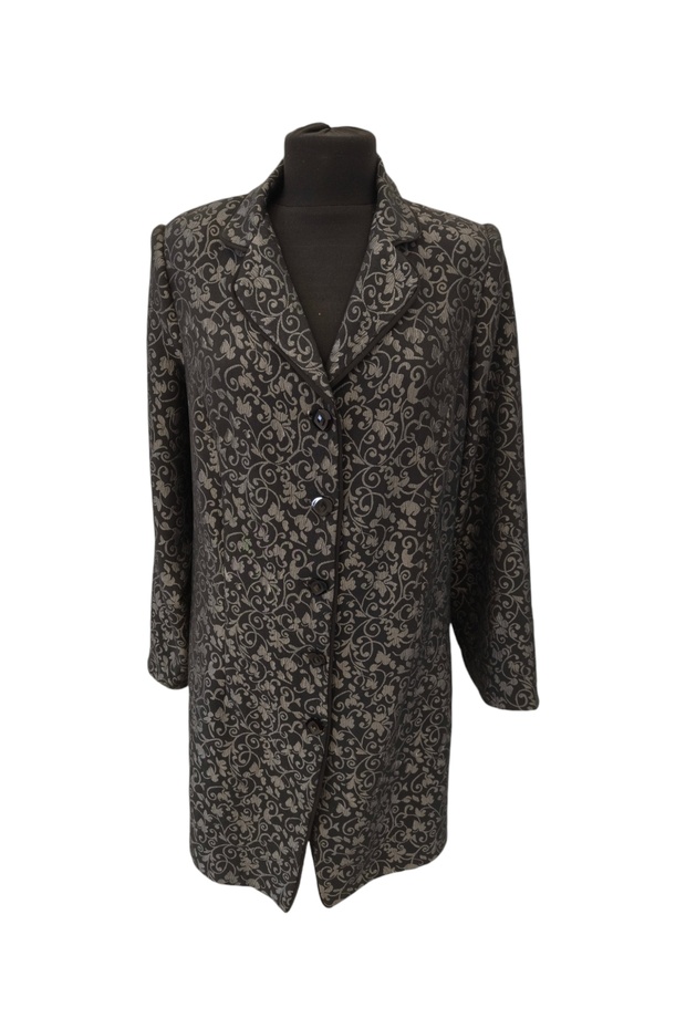 Siyah Brokar Ceket - 4