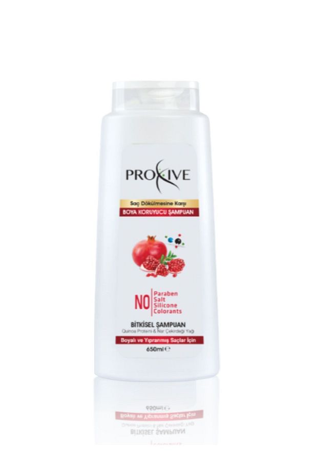 Proxıve Tuzsuz Parabensiz Silikonsuz Boyasız Bitkisel Boya Koruyucu Şampuan 650 ml X 2 Li Avantaj - 3