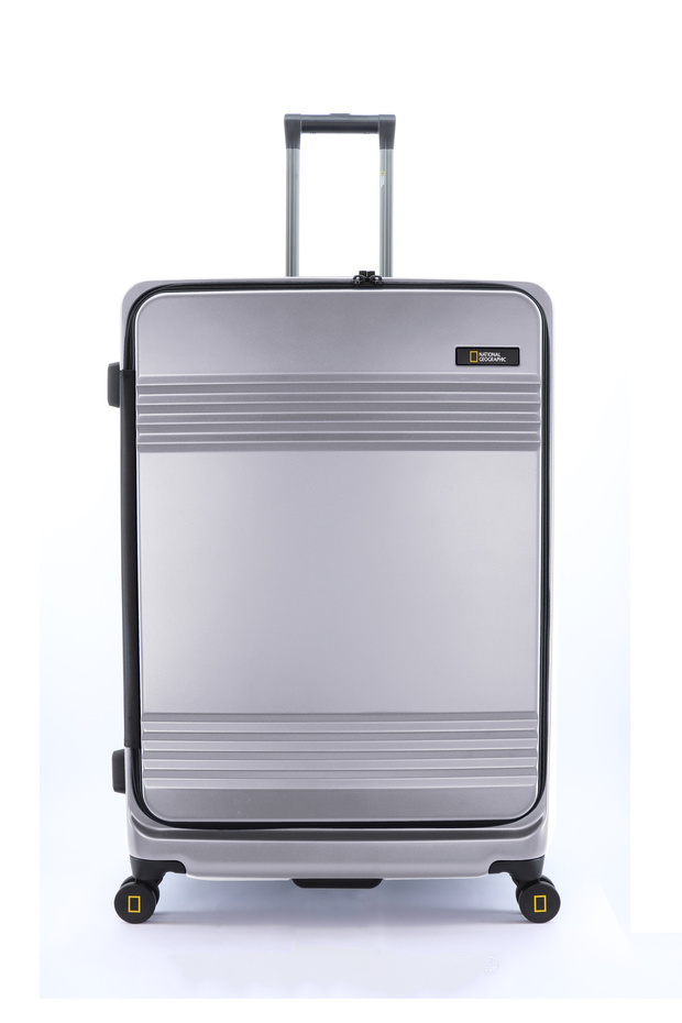 Lodge Check-In Large Luggage Suitcase Silver