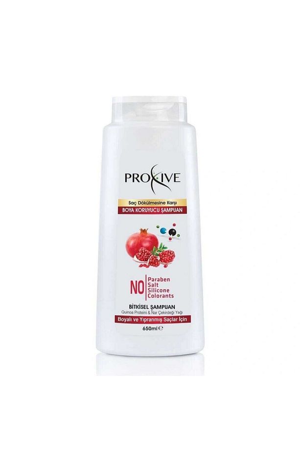 Proxıve Tuzsuz Parabensiz Silikonsuz Boyasız Bitkisel Boya Koruyucu Şampuan 650 Ml - 1