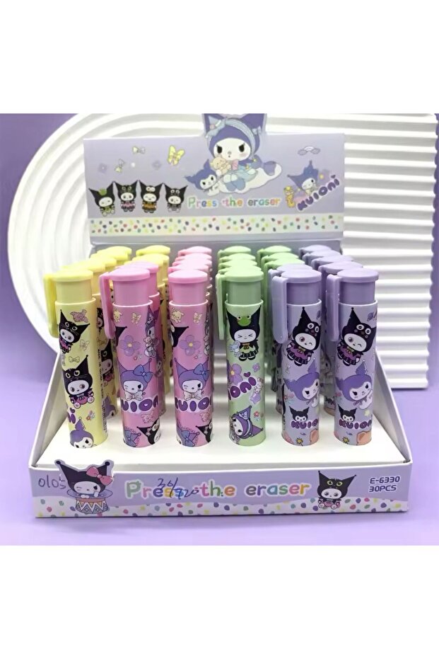 Kuromi Push Eraser 1 Piece